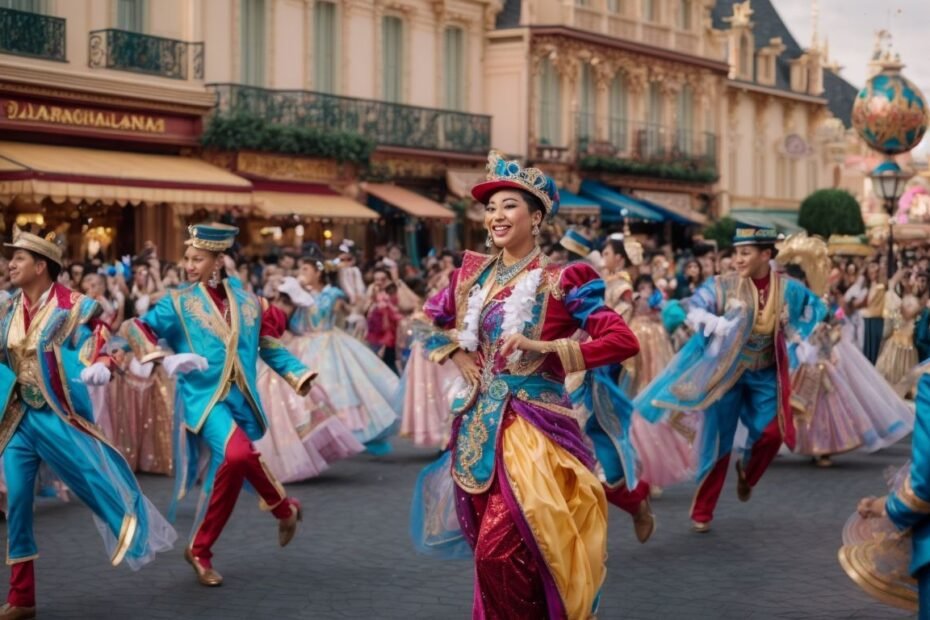 Artistes des dfils Disneyland Paris