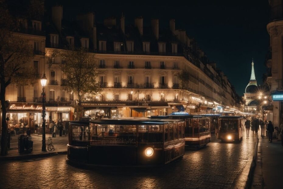 Attractions sensations en nocturne Paris