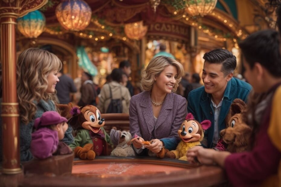 Interactions avec les personnages Disneyland Paris