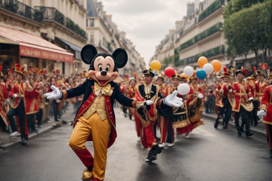 Parade avec Mickey Mouse Paris