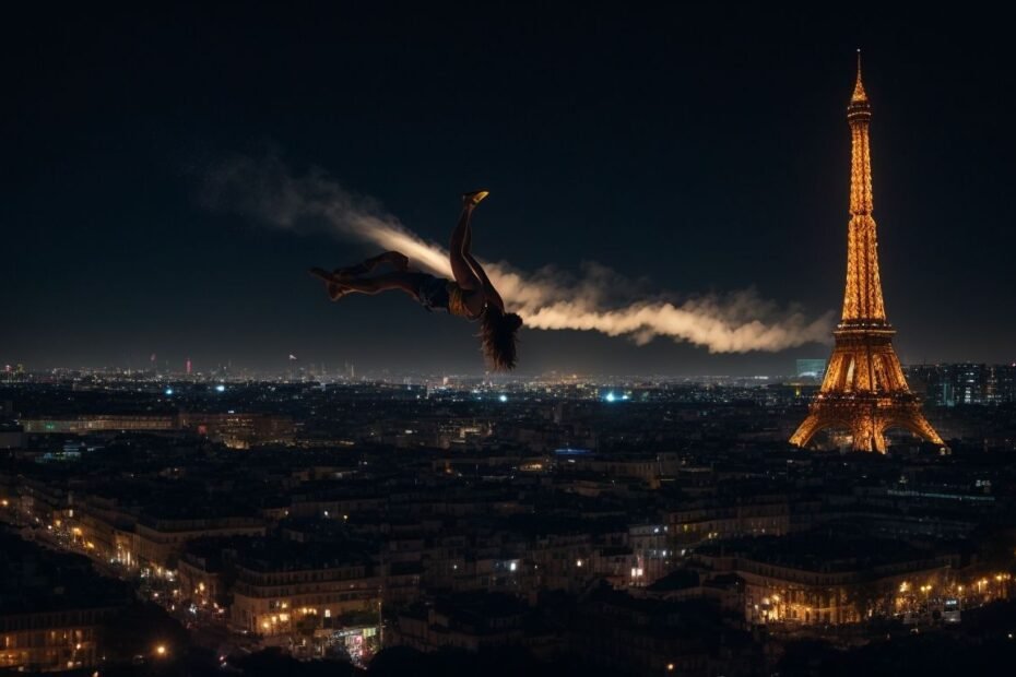 Acrobaties nocturnes Paris