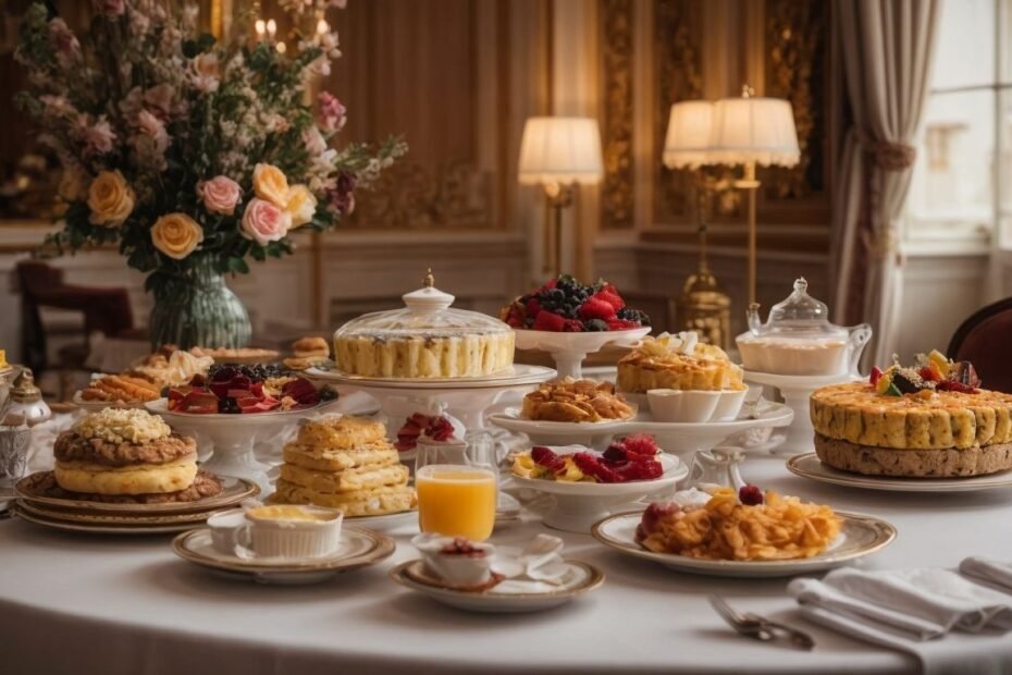 Buffet petitdjeuner avec les Princesses Paris