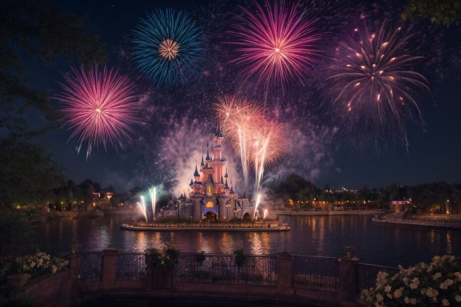 Croisires pour les feux dartifice Disneyland Paris