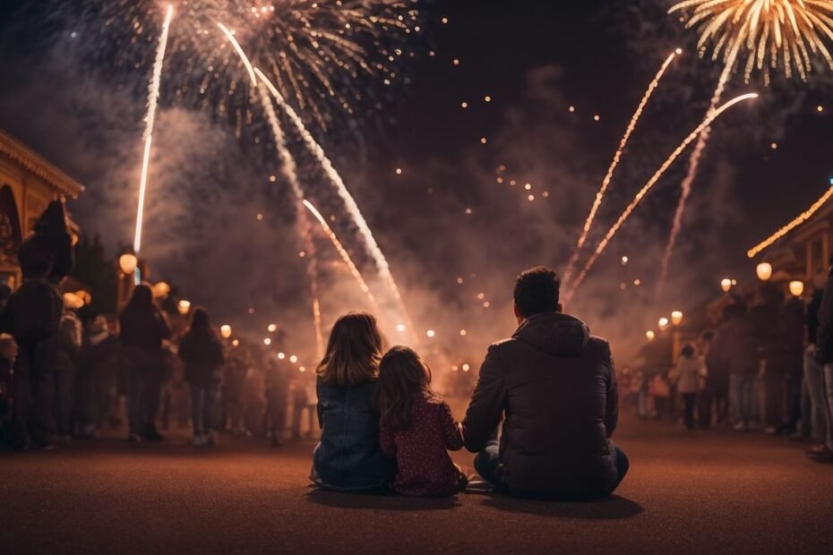 Feux dartifice Disney en famille Paris