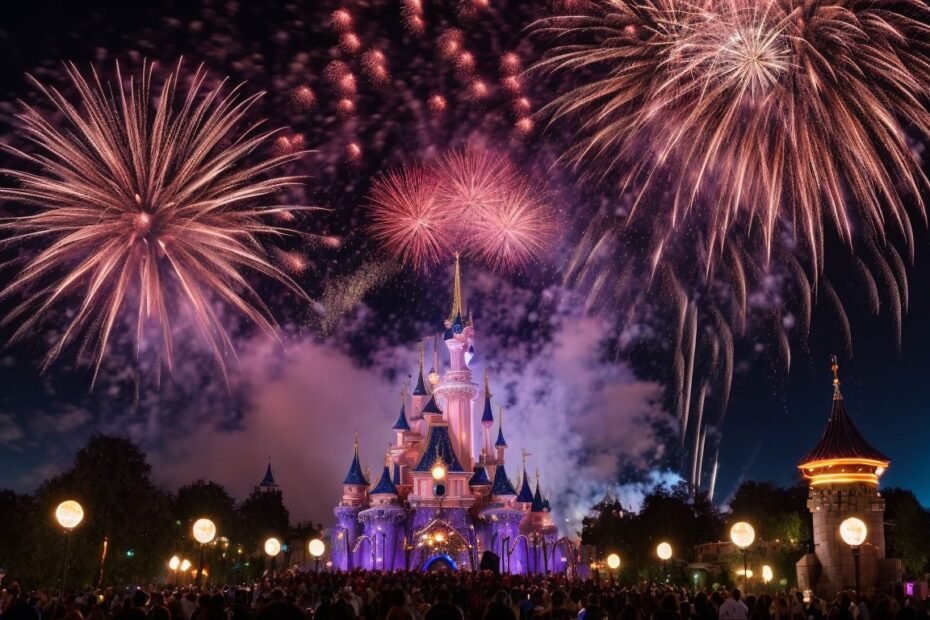 Feux dartifice Disney Paris