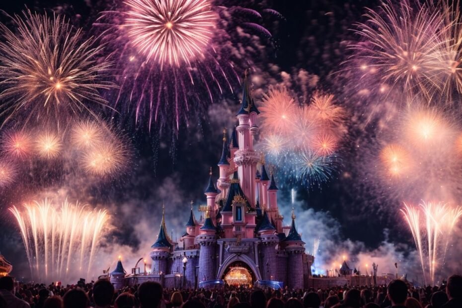 Feux dartifice Disneyland Paris