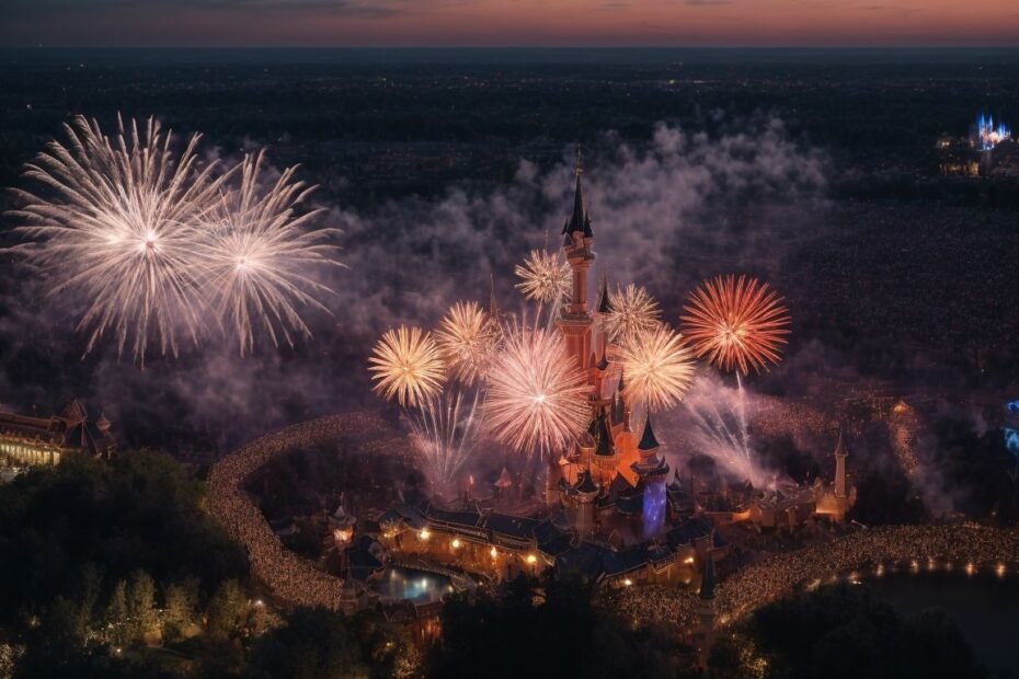 Meilleurs endroits pour voir les feux dartifice Disneyland Paris