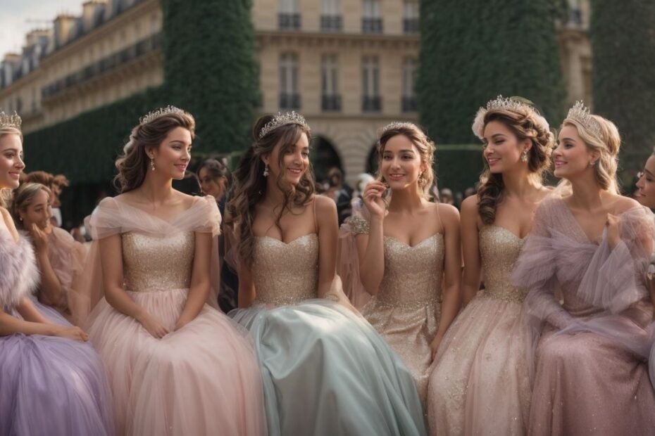 Rencontre et salutation des Princesses Paris