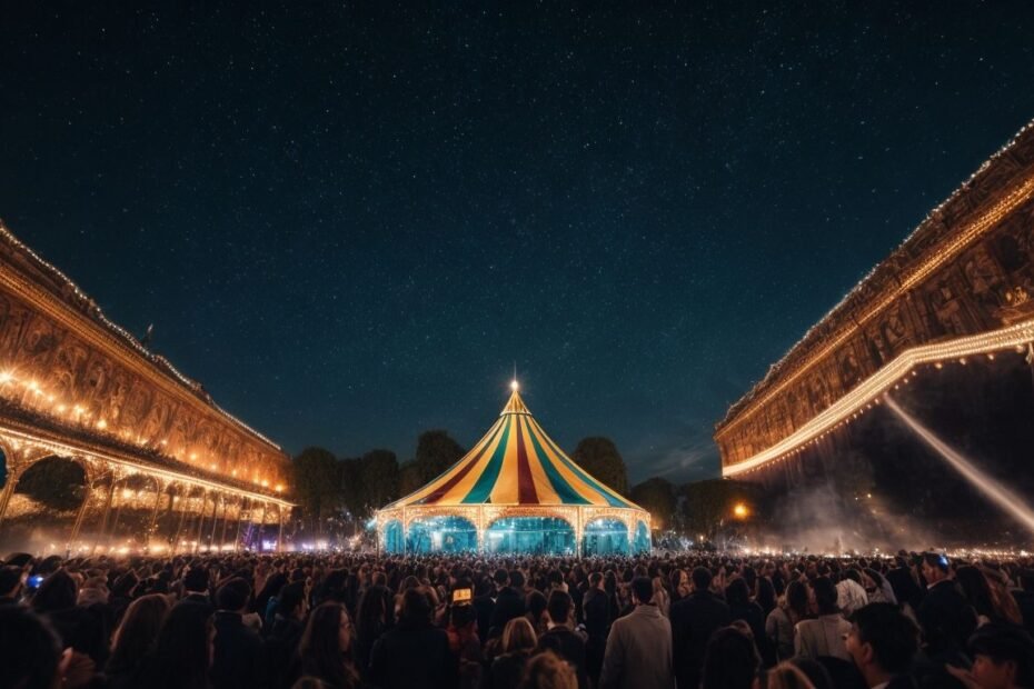 Spectacle de cirque nocturne Paris